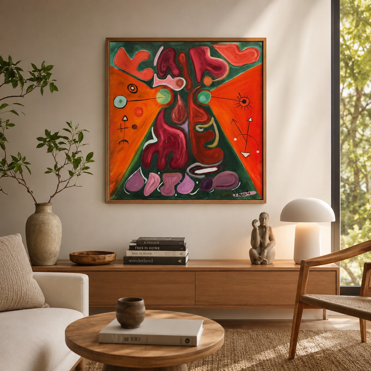 Original abstract painting by V. Heroita